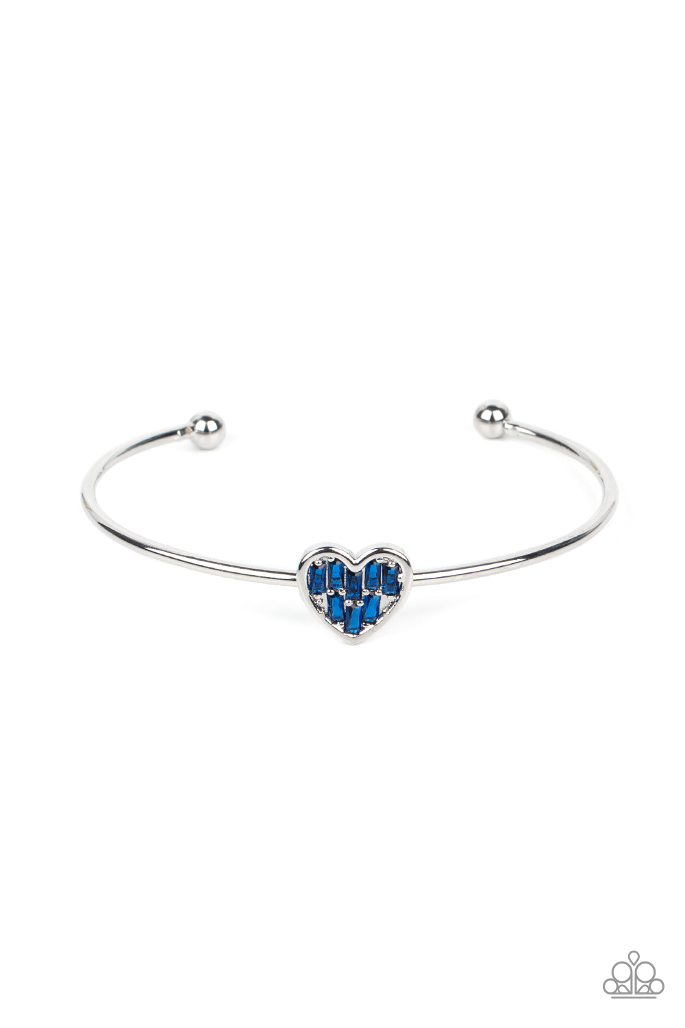 Paparazzi Heart of Ice - Blue Bracelet