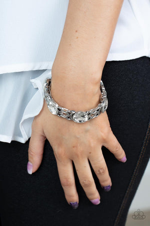 Paparazzi Devoted to Drama - White Bracelet