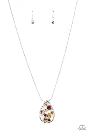 Paparazzi Seasonal Sophistication - Brown Necklace