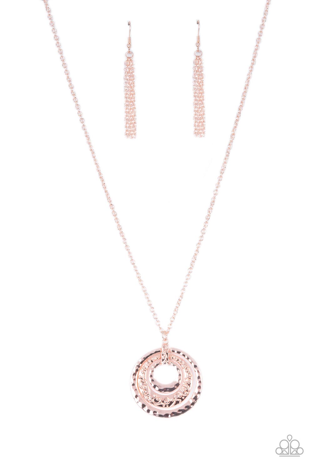 Paparazzi Totally Tulum - Rose Gold Necklace
