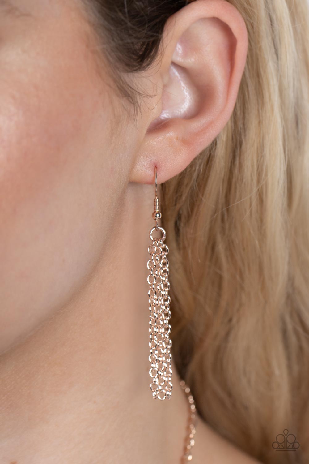 Paparazzi Totally Tulum - Rose Gold Necklace