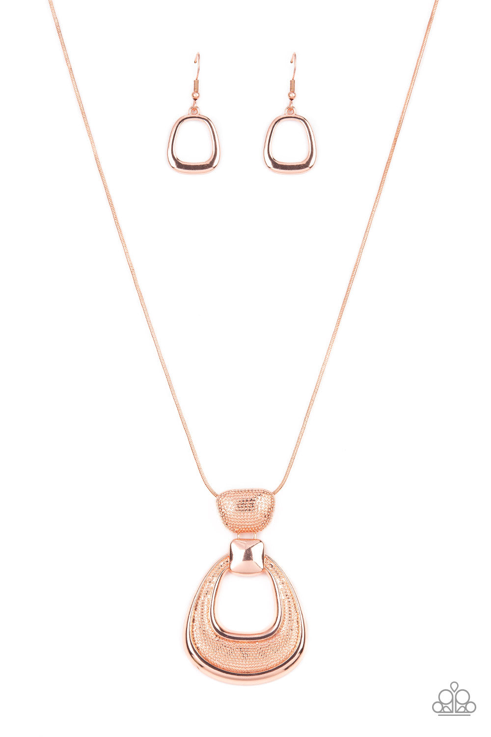 Paparazzi Park Avenue Attitude - Copper Necklace