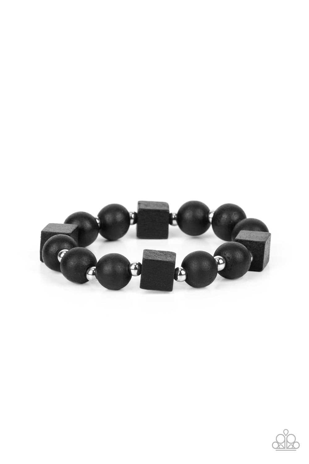 Paparazzi Timber Trendsetter - Black Bracelet