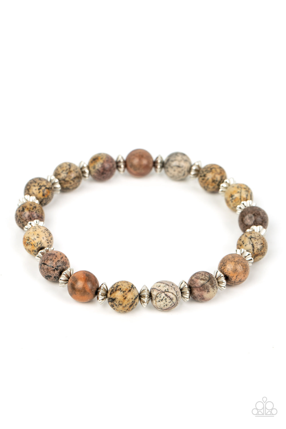 Paparazzi Keep The Peace - Silver Bracelet