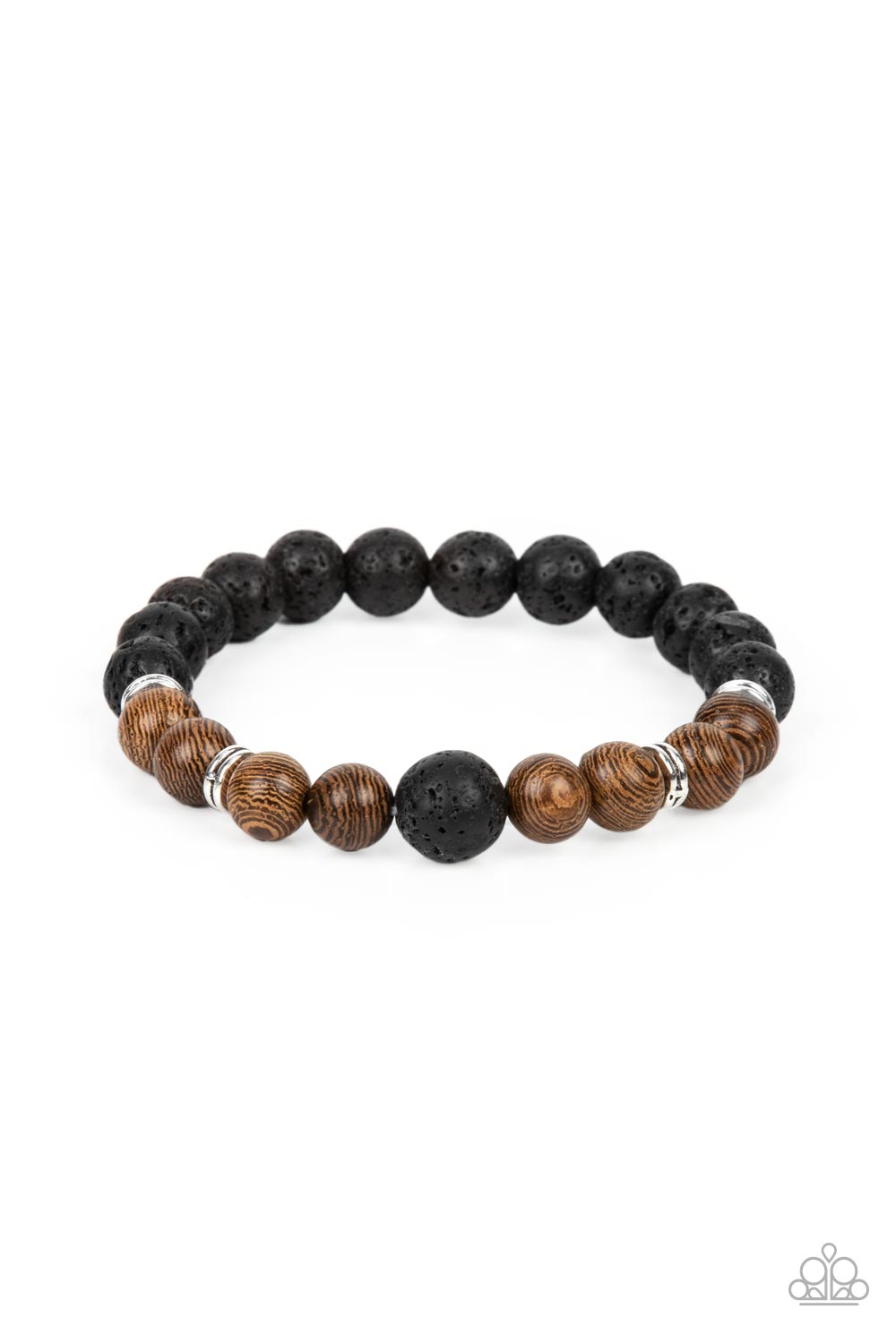 Paparazzi Neutral Zone - Brown Urban Bracelet