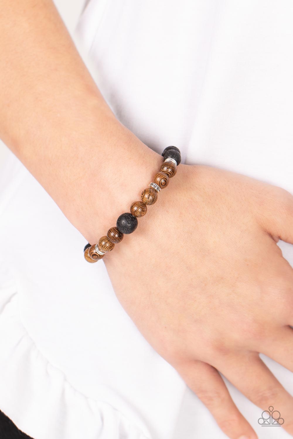 Paparazzi Neutral Zone - Brown Urban Bracelet