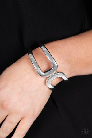 Paparazzi Industrial Empress - Silver Bracelet