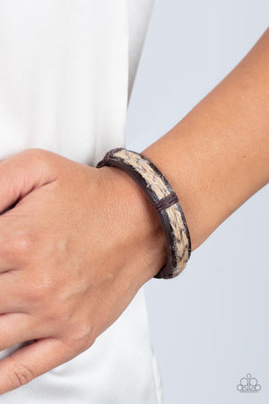 Paparazzi Guided Expedition - Brown Urban Bracelet