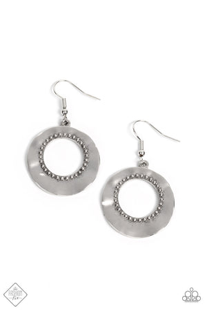 Paparazzi Desert Diversity - Silver Earrings