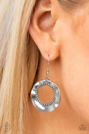 Paparazzi Desert Diversity - Silver Earrings