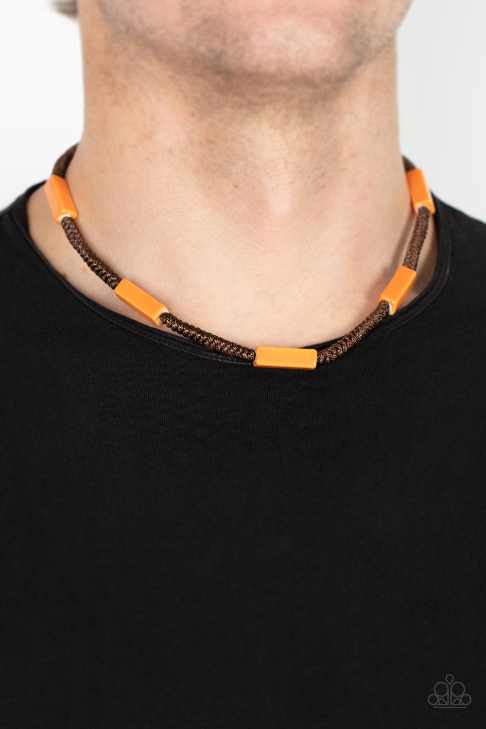 Paparazzi Tropical Tycoon - Orange Urban Necklace