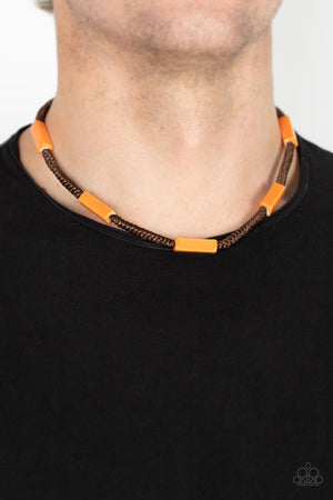 Paparazzi Tropical Tycoon - Orange Urban Necklace