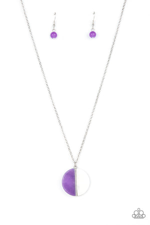 Paparazzi Elegantly Eclipsed - Purple Necklace