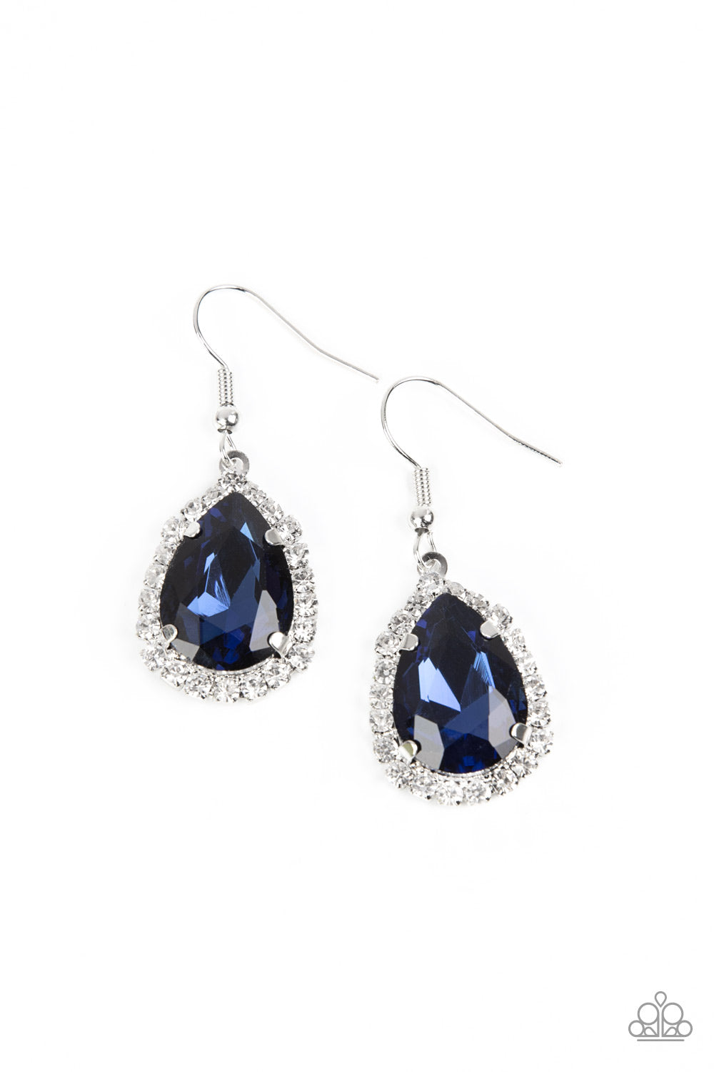 Paparazzi Bippity Boppity BOOM! - Blue Earrings