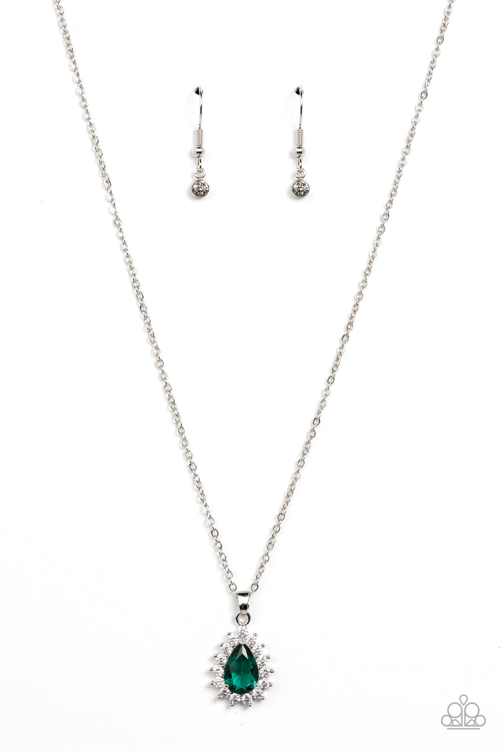 Paparazzi A Guiding SOCIALITE - Green Necklace