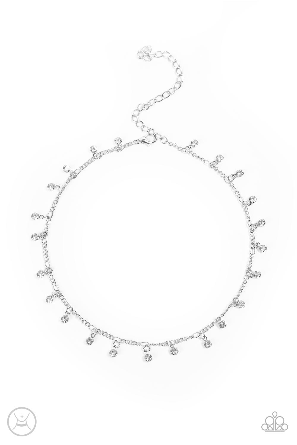Paparazzi Bringing SPARKLE Back - White Choker