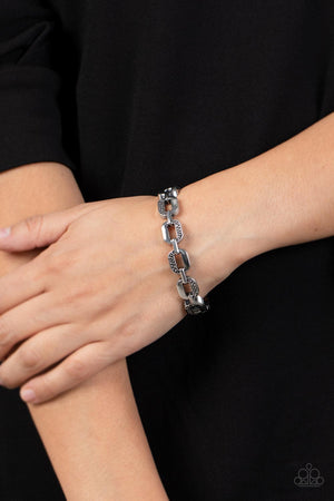 Paparazzi Powerhouse Plunder - Silver Bracelet