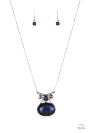 Paparazzi One DAYDREAM At A Time - Blue Necklace