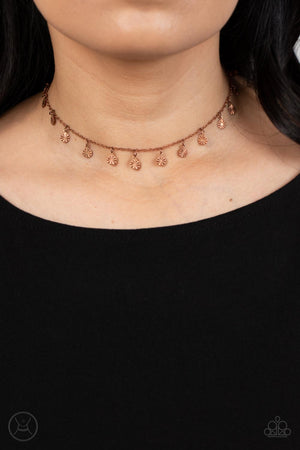 Paparazzi Chiming Charmer - Copper Choker