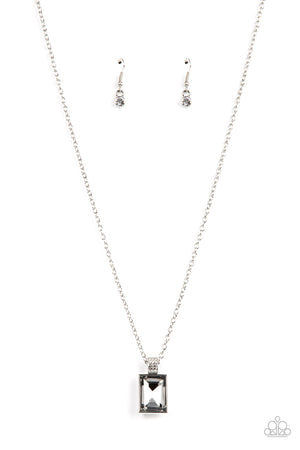 Paparazzi Understated Dazzle - Silver Necklace