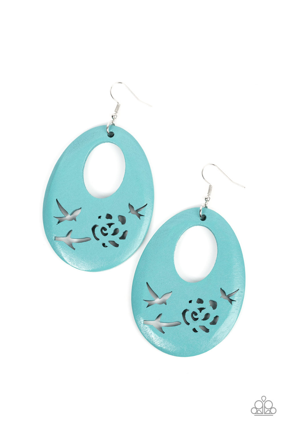 Paparazzi Home TWEET Home - Blue Earrings