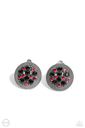 Paparazzi Stellar Status - Multi Clip-On Earrings