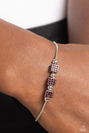 Paparazzi Roll Out the Radiance - Purple Bracelet