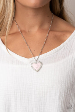 Paparazzi Heart Full of Luster - Pink Necklace