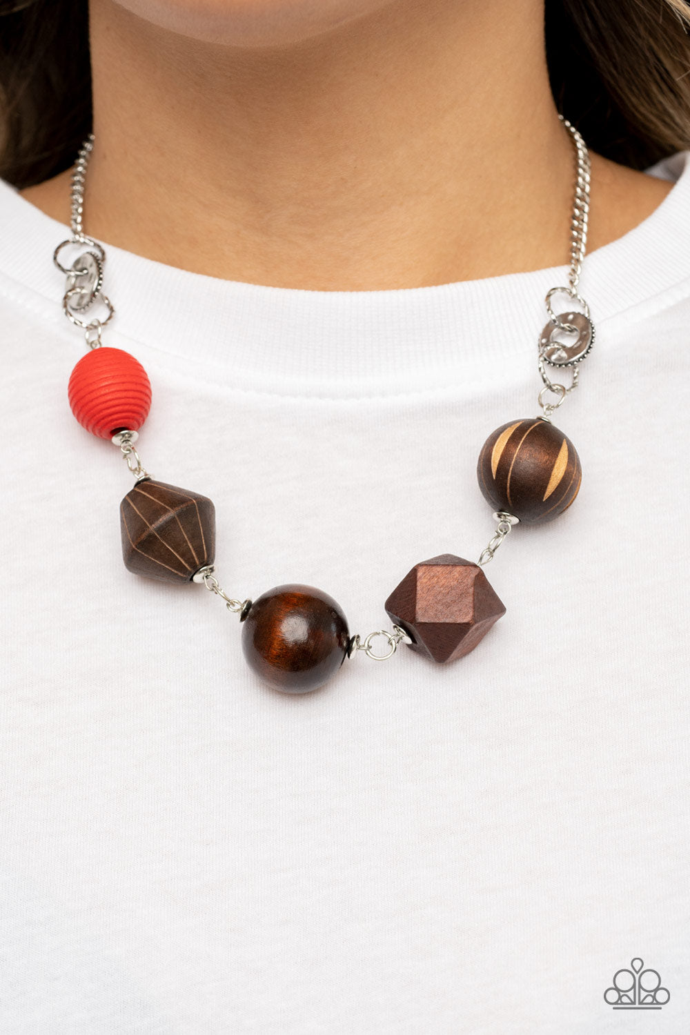 Paparazzi Eco Extravaganza - Red Necklace