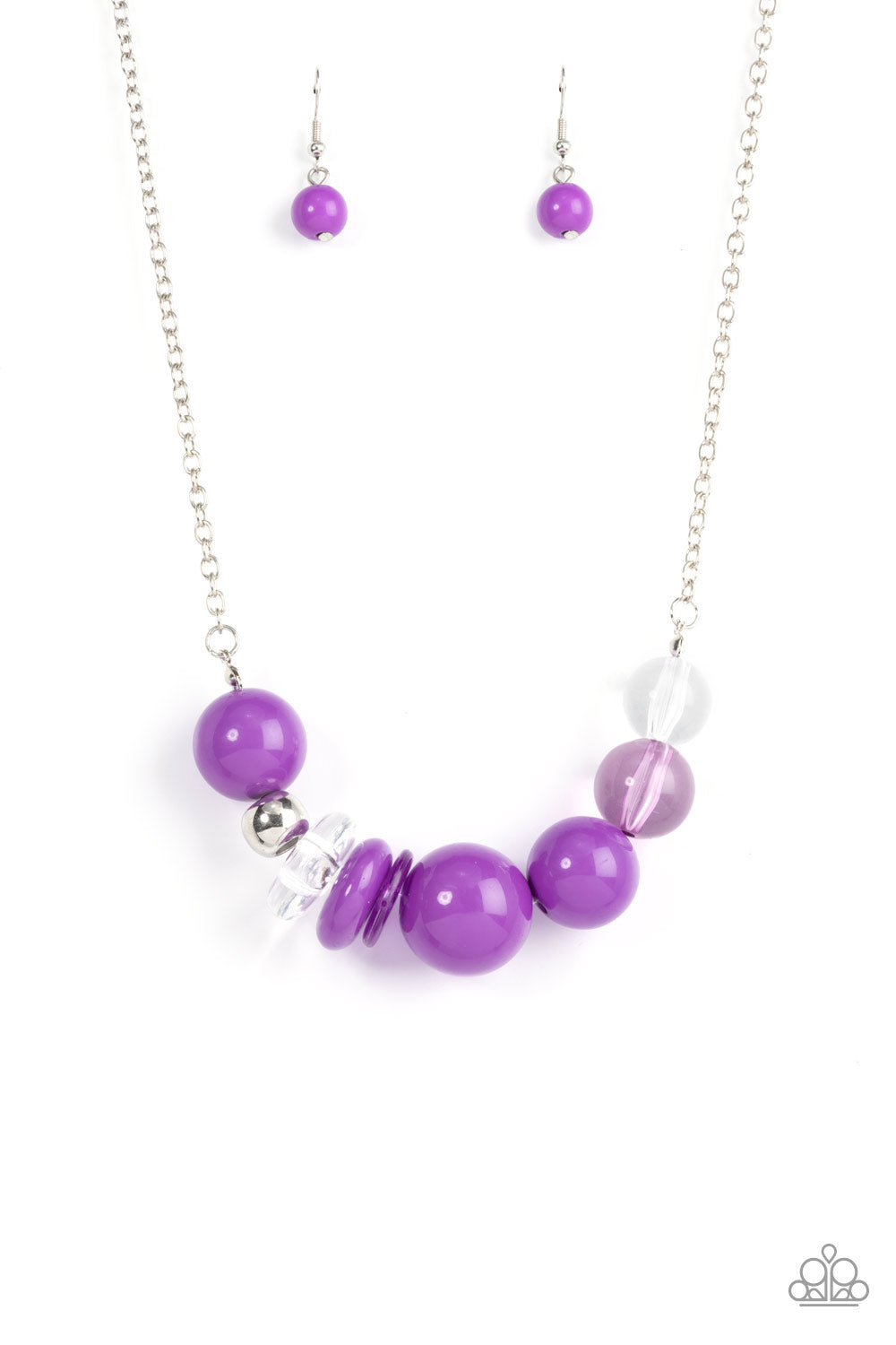 Paparazzi Bauble Bonanza - Purple Necklace