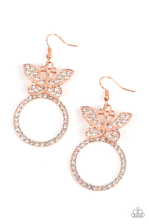 Paparazzi Paradise Found - Copper Earrings