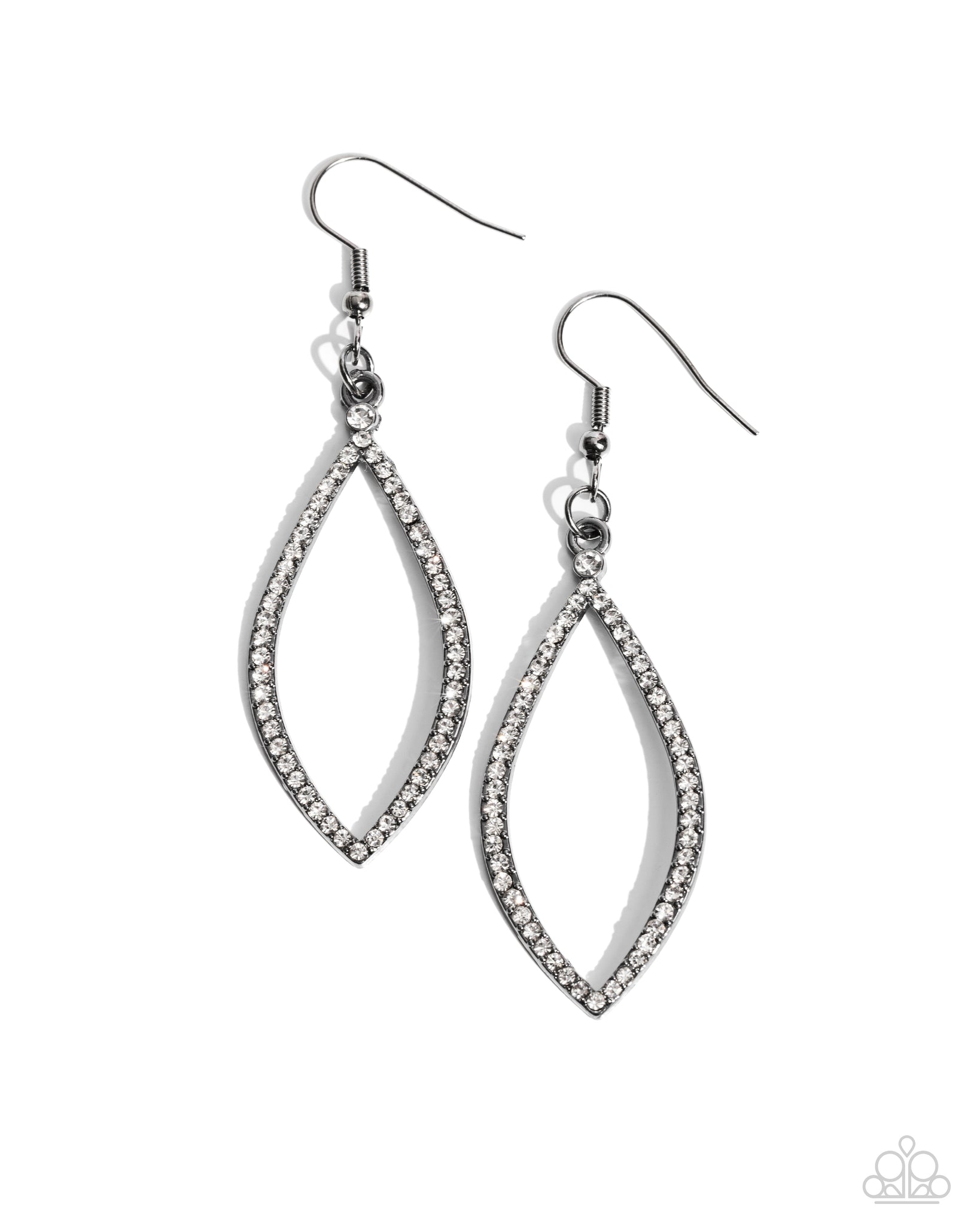Paparazzi Twinkly Treat - Black Earrings