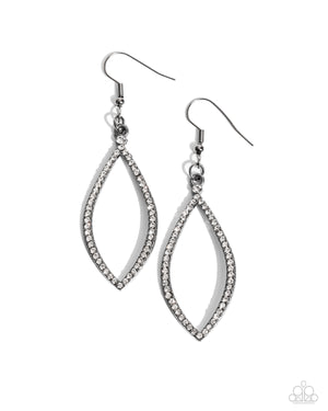 Paparazzi Twinkly Treat - Black Earrings