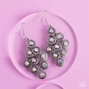Paparazzi Constellation Cruise - Multi Iridescent Earrings