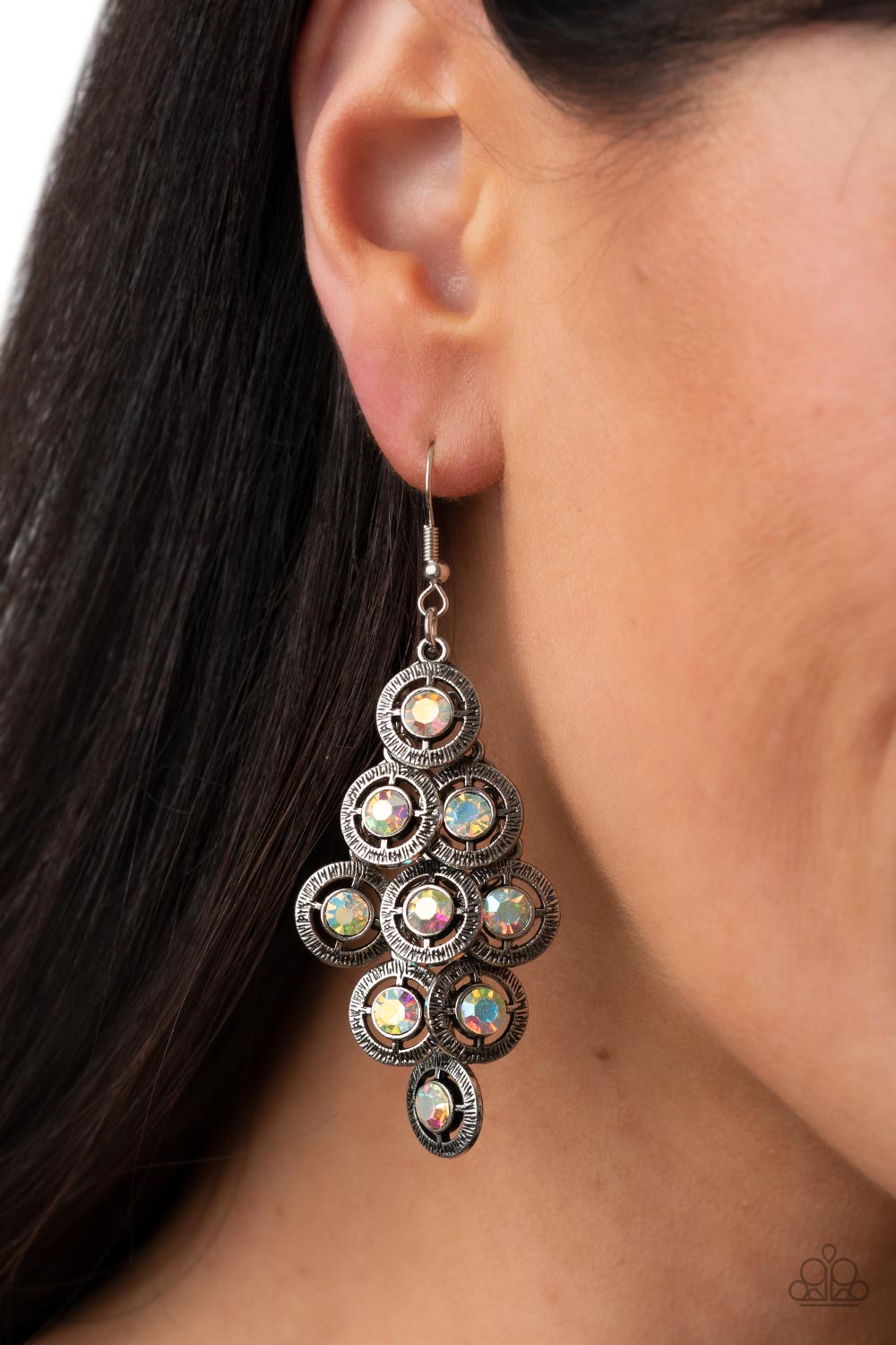 Paparazzi Constellation Cruise - Multi Iridescent Earrings