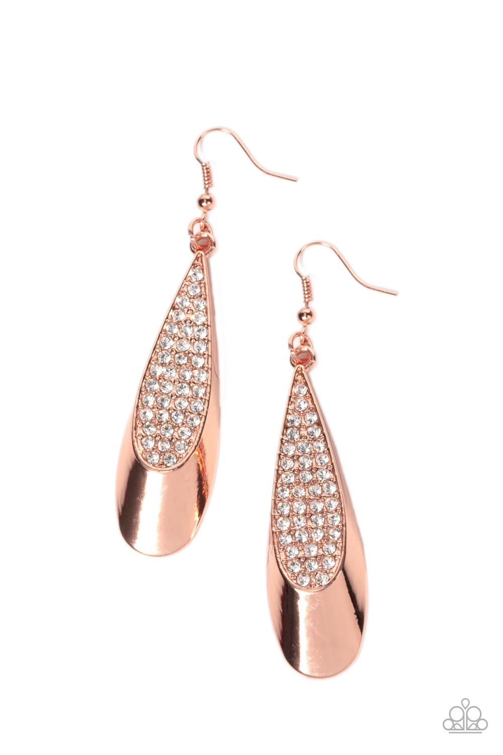 Paparazzi Prismatically Persuasive - Copper Earrings