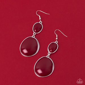 Paparazzi Soulful Samba - Red Earrings