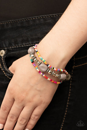 Paparazzi Confidently Crafty - Silver Bracelet