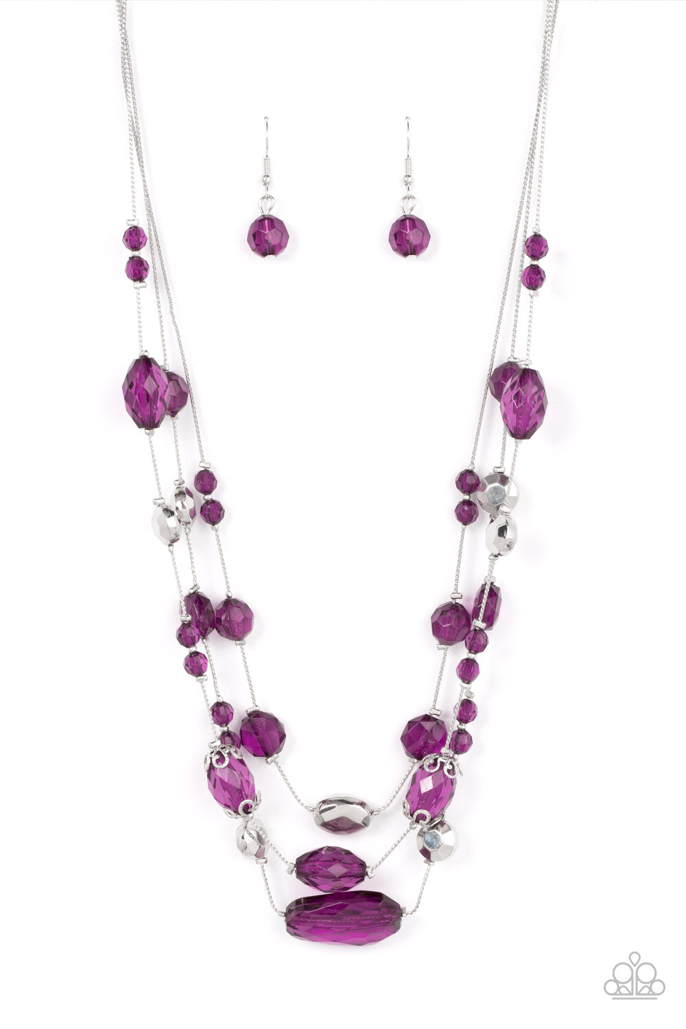 Paparazzi Prismatic Pose - Purple Necklace