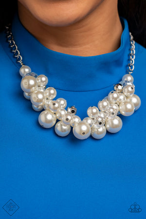 Paparazzi Romantically Reminiscent - White Necklace