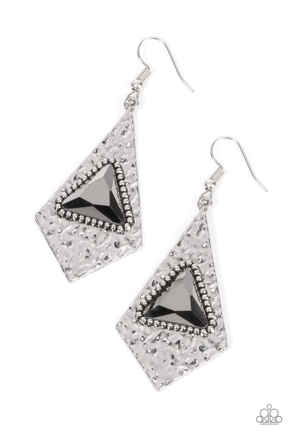 Paparazzi Cosmic Destination - Silver Earrings
