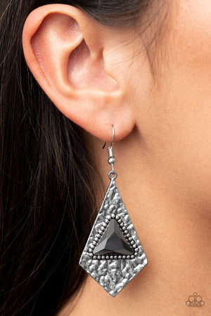 Paparazzi Cosmic Destination - Silver Earrings