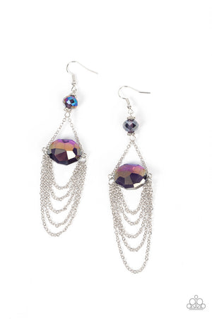 Paparazzi Ethereally Extravagant - Purple Earrings