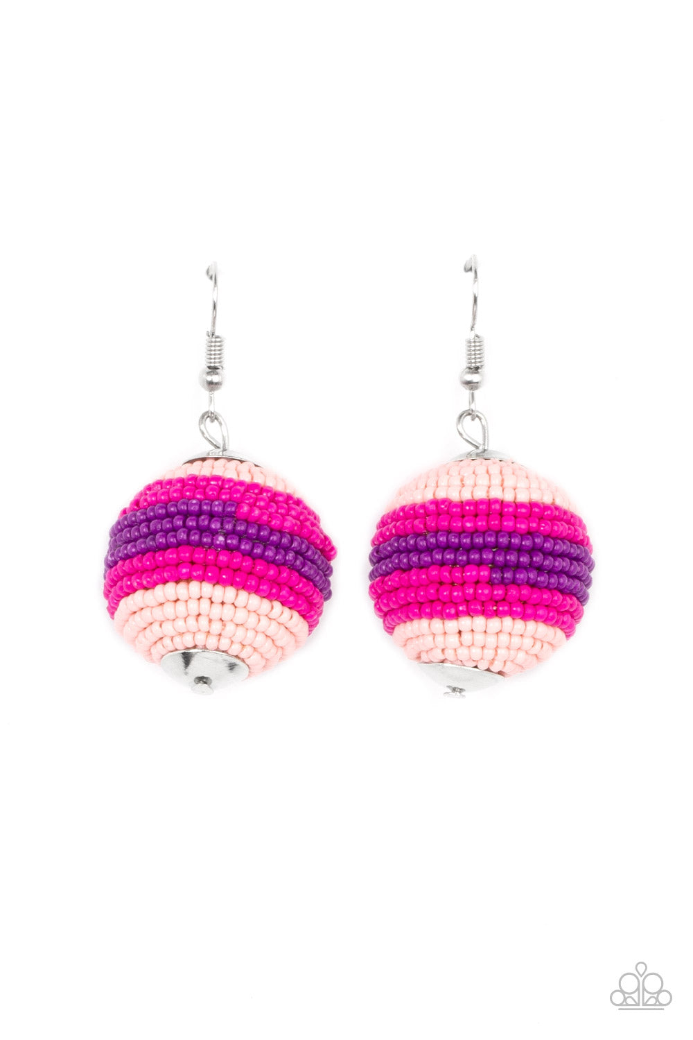 Paparazzi Zest Fest - Pink Earrings