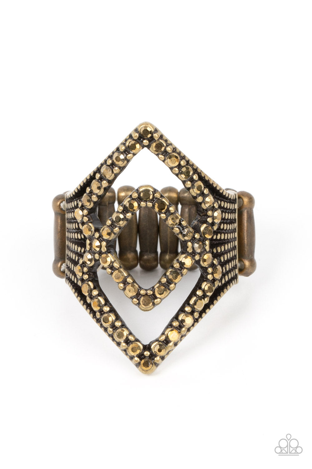 Paparazzi Diamond Duet - Brass Ring