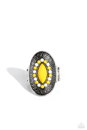 Paparazzi ARTISAN Expression - Yellow Ring