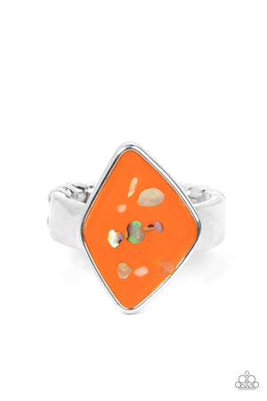 Paparazzi Stellar Shores - Orange Ring