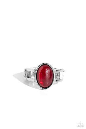 Paparazzi Opal Pools - Red Ring