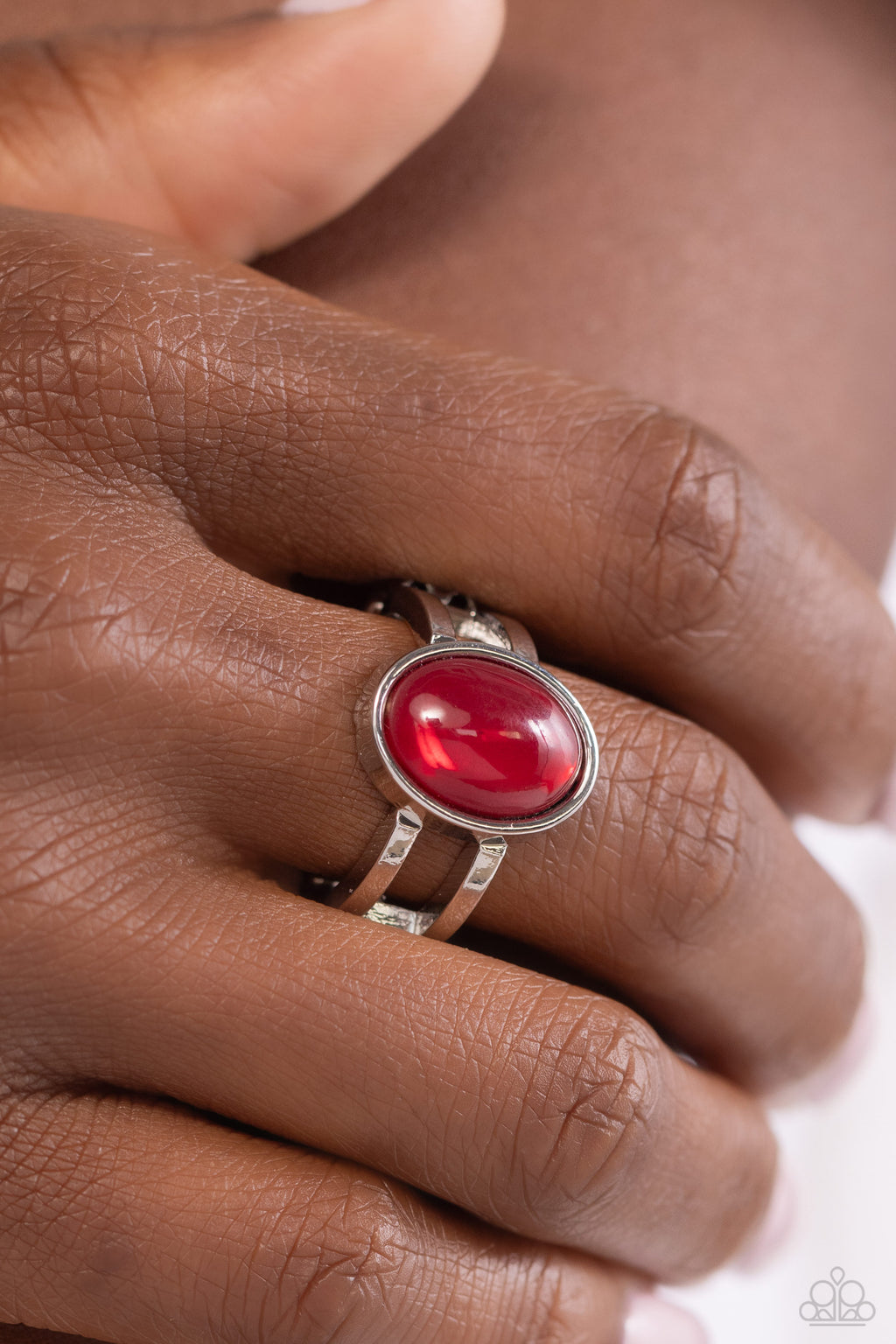 Paparazzi Opal Pools - Red Ring