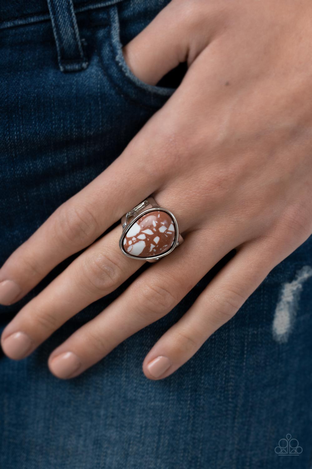 Paparazzi Earth Hearth - Brown Ring